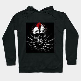 skull with a crest Hoodie